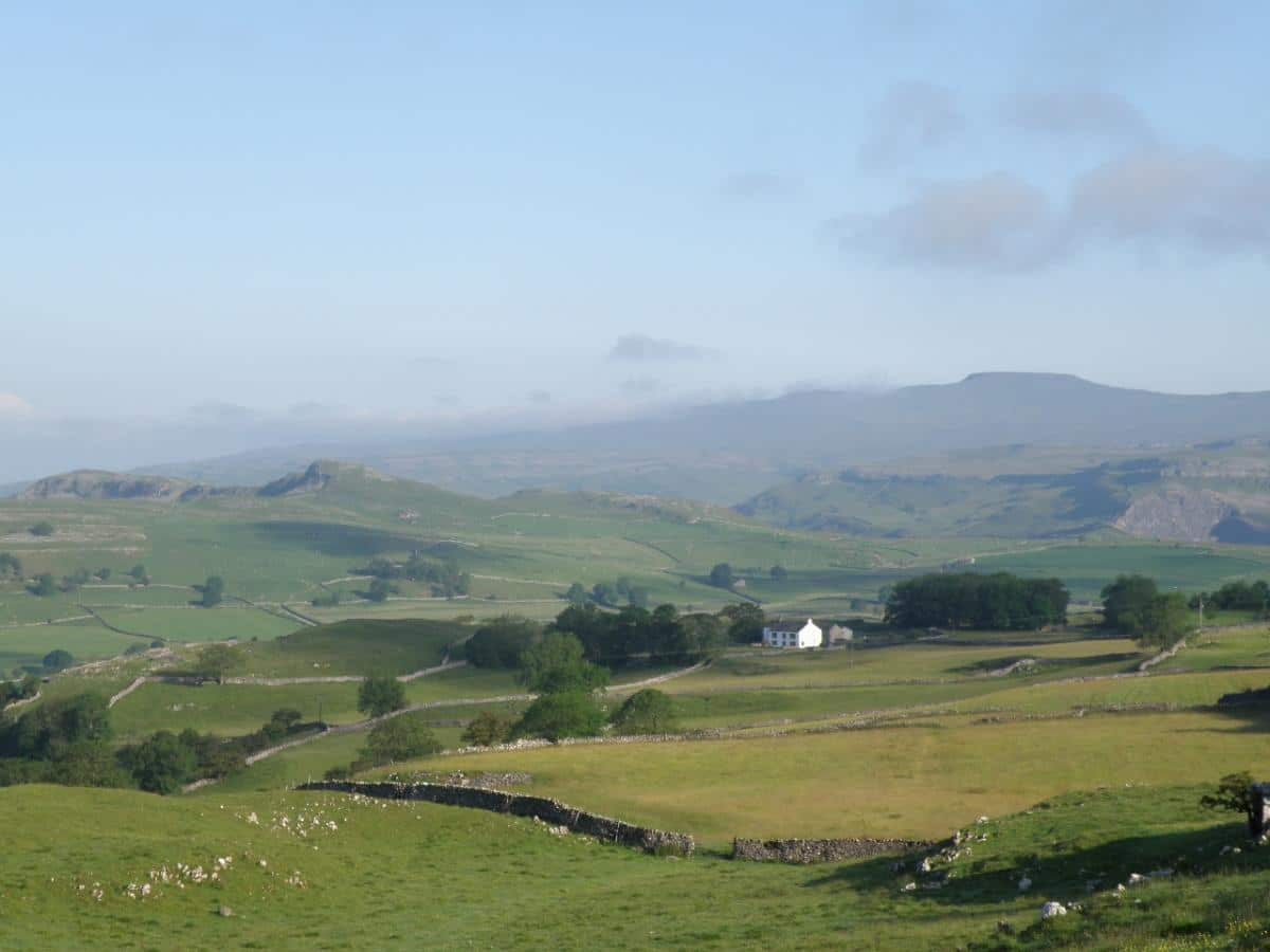 landscape shot of the dales