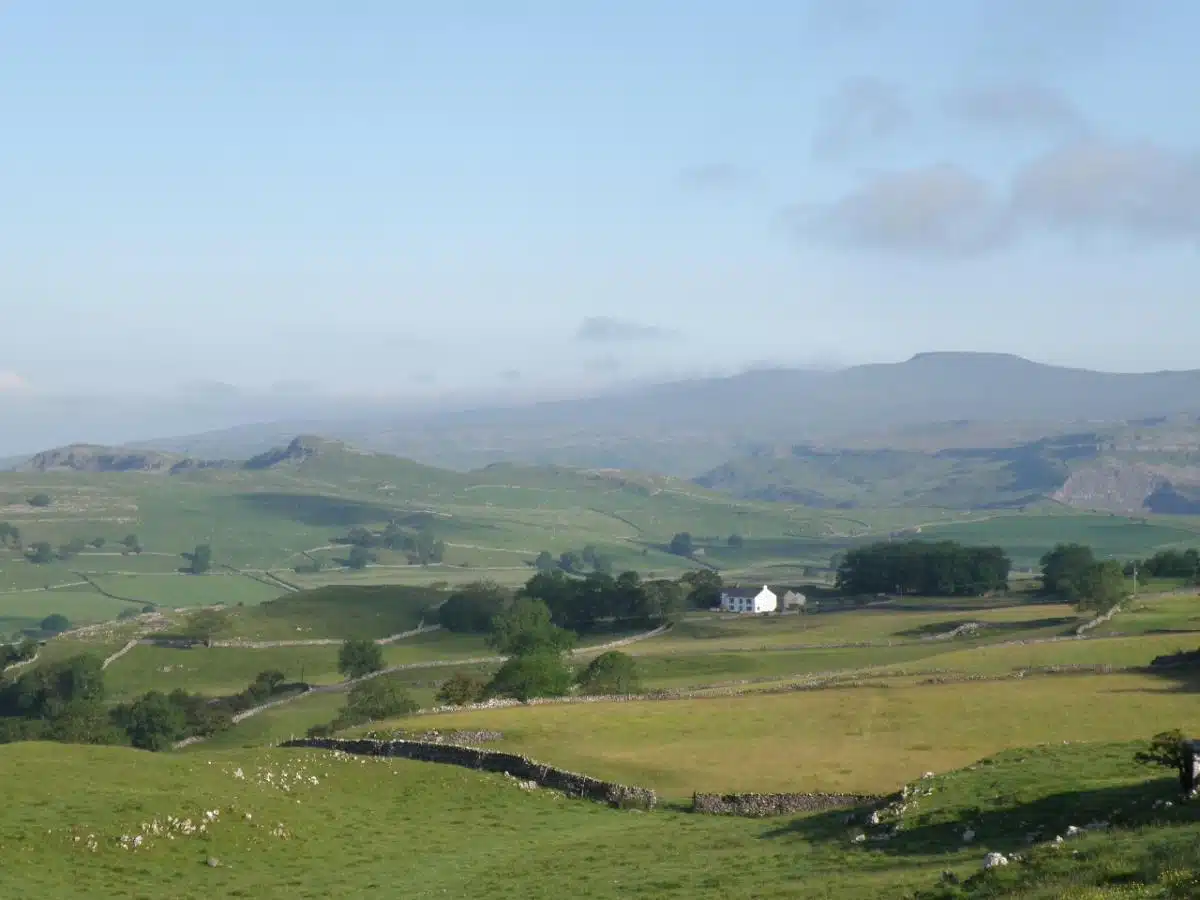 landscape shot of the dales