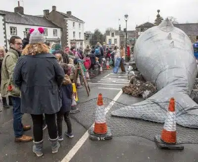the whale in the market place