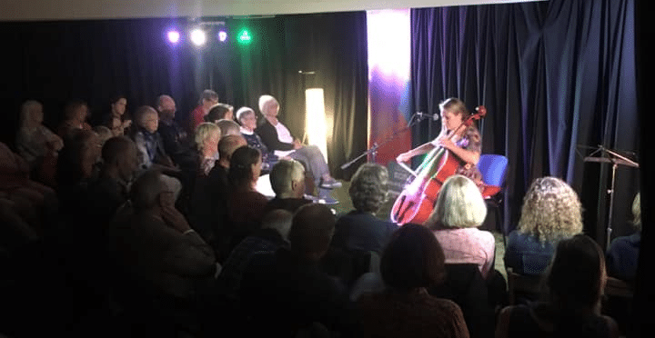 Sarah Smout in the Joinery