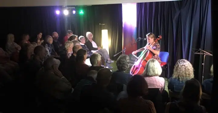 Sarah Smout in the Joinery