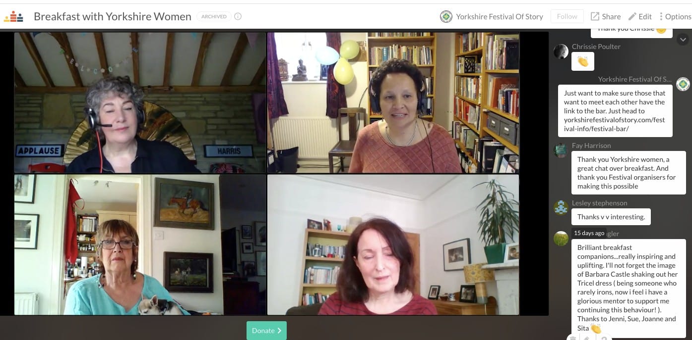 Breakfast with Yorkshire women panel