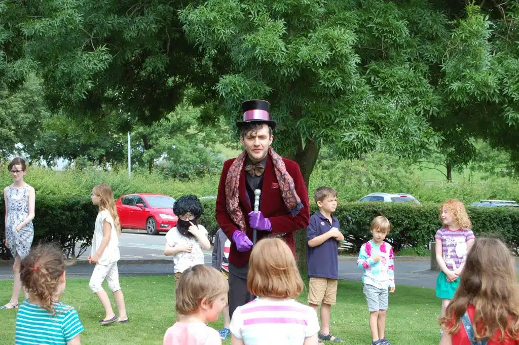 Charles as Willy Wonka