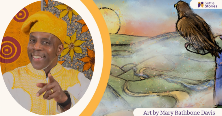 Storyteller and art image